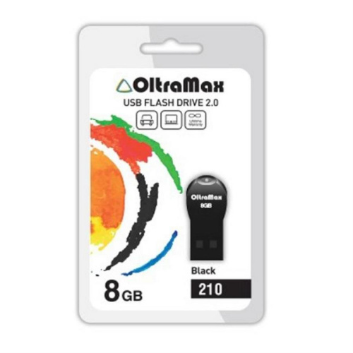 изображение Память USB 8Gb OltraMax 210 черный (OM-8GB-210-Black) магазин Компании Интерком-НН картинка Память USB 8Gb OltraMax 210 черный (OM-8GB-210-Black) от магазина Интерком-НН