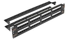 картинка NMC-RP48UE2 19" патч-панель NikoMax, 2U, Cat .6, RJ45/8P8C, 110, 48 портов, T568A/B от магазина Интерком-НН