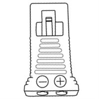 картинка Panasonic RHQX1002W корпус разъема акустической системы (белый) SC-BTT775EE, XH175EE, BTT500EE от магазина Интерком-НН