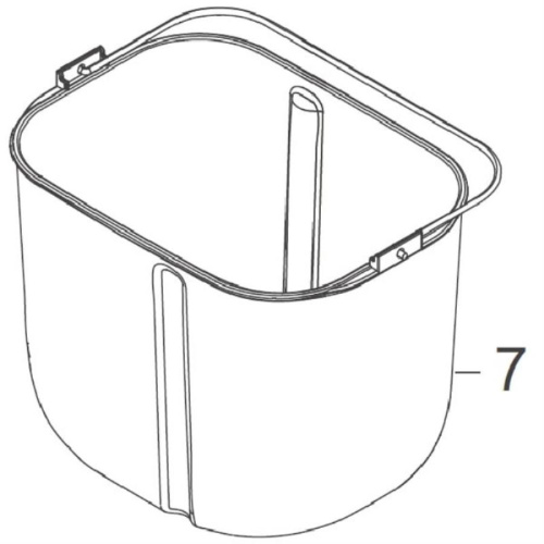 картинка Panasonic ADD84E226 форма хлебопечи без привода для SD-B2510, SD-R2520, SD-R2530, SD-YR2540, 2550 от магазина Интерком-НН фото 4