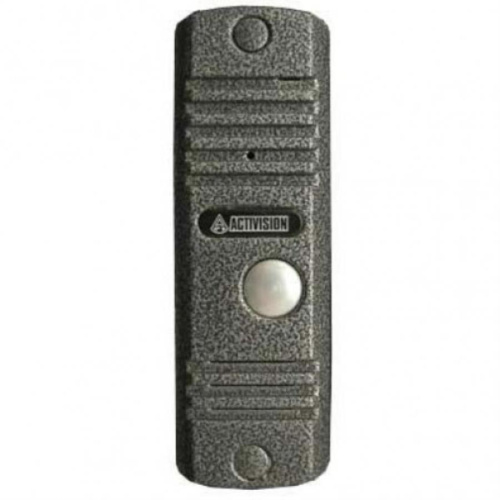 картинка Activision AVC-105 Накладная Антивандальная 2-х проводная вызывная аудиопанель Цвет: серебро от магазина Интерком-НН
