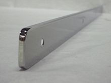 картинка Планка торцевая для столешниц 38мм с закрытым торцом, нержавещая сталь глянцевая, R5, правая от магазина Интерком-НН