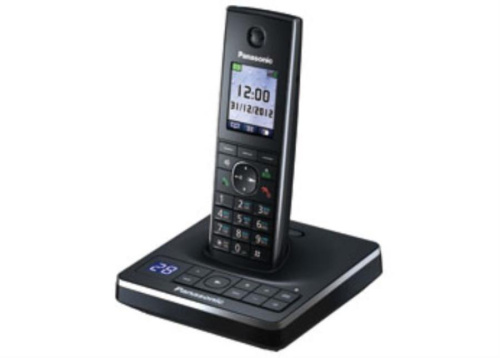 изображение Беспроводной телефон Panasonic KX-TG8561RUB DECT (радиотелефон) с автоответчиком, цвет: черный магазин Компании Интерком-НН картинка Panasonic KX-TG8561RUB - Беспроводной телефон DECT (радиотелефон) с автоответчиком, цвет: черный от магазина Интерком-НН