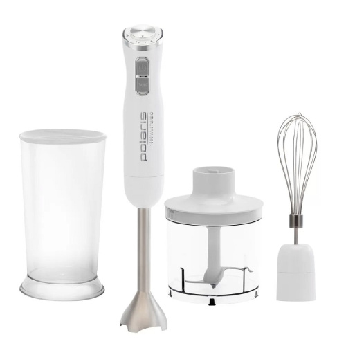 картинка Polaris PHB 1476 Погружной блендер 1400 Вт, регулировка оборотов, режим "турбо", цвет: белый от магазина Интерком-НН