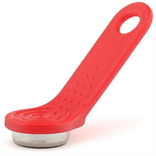 картинка Ключ RW1990-R с красным держателем, перезаписываемый электронный стандарта DS1990A от магазина Интерком-НН