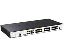 картинка D-Link DGS-3120-24SC-DC Управляемый стекируемый коммутатор 2+ уровня с 16 выделенными портами  от магазина Интерком-НН