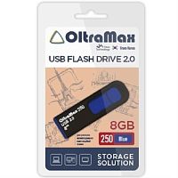 картинка Память USB 8Gb OltraMax 250 синий 2.0 (OM8Gb250-blue) от магазина Интерком-НН