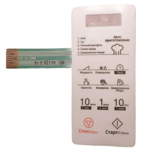 картинка Daewoo 65192-0020300-00 Сенсорная панель СВЧ KOR-6LCBWW от магазина Интерком-НН