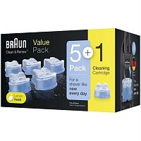 картинка Braun 81673079 (81672893, 80712411) Картриджи для очистки CCR5+1 для бритвы Braun от магазина Интерком-НН