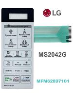 картинка LG MFM62897101 Сенсорная панель управления СВЧ MS2042G, белый, 13pin от магазина Интерком-НН