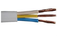 картинка Кабель ПУГНП 3*1,5 гибкий монтажный электрический  цвет белый  от магазина Интерком-НН