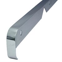 картинка Планка соеденительная Т-обтазная с закрытым торцом для столешниц 38мм R9 глянцевая, нержавещая сталь от магазина Интерком-НН