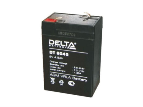 изображение Аккумуляторная батарея Delta DT 6045 необслуживаемая 6В, 4,5А/ч магазин Компании Интерком-НН картинка Delta DT 6045 Аккумуляторная батарея необслуживаемая 6В, 4,5А/ч от магазина Интерком-НН