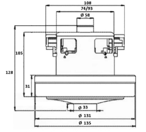 изображение Двигатель HX-80L (VC07W0242CF, VC07139FQW) 1500Вт, H=130мм, D=130мм для моющего пылесоса Thomas магазин Компании Интерком-НН фото 7 картинка Двигатель HX-80L (VC07W0242CF, VC07139FQW) 1500Вт, H=130мм, D=130мм для моющего пылесоса Thomas от магазина Интерком-НН фото 7