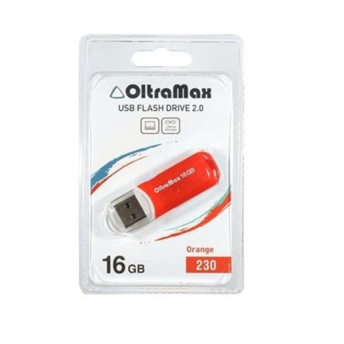 изображение Память USB 16Gb OltraMax 230 оранжевый (OM16GB230-Orange) магазин Компании Интерком-НН картинка Память USB 16Gb OltraMax 230 оранжевый (OM16GB230-Orange) от магазина Интерком-НН