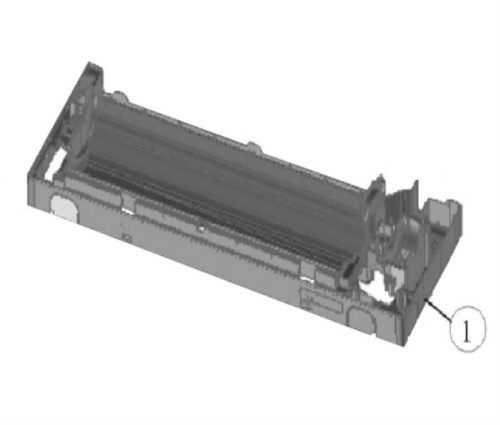 картинка Panasonic CWD50C1686 Основание корпуса кондиционера CS-YW7MKD, YW9MKD, YW12MKD, YE9MKE, YE12MKE от магазина Интерком-НН