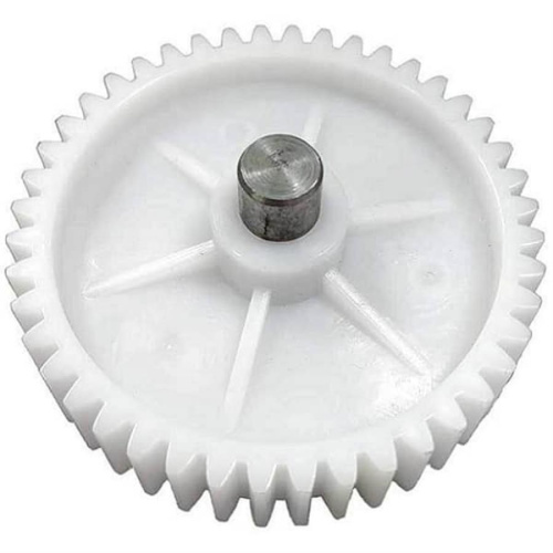 картинка Шестерня большая с валом D=80мм, H=75/17мм, 44 прямых зубьев для мясорубки Polaris  от магазина Интерком-НН фото 2