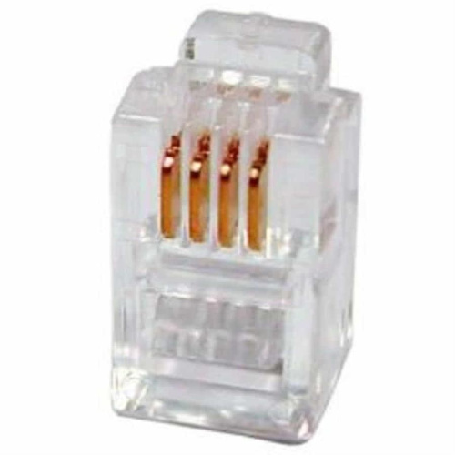 картинка Разъем RJ9 (RJ-9, RJ10, RJ-10, 4P4C, 4Р-4С, 4P4C, 4Р-4С) для телефонных трубок 4 контакта от магазина Интерком-НН фото 4