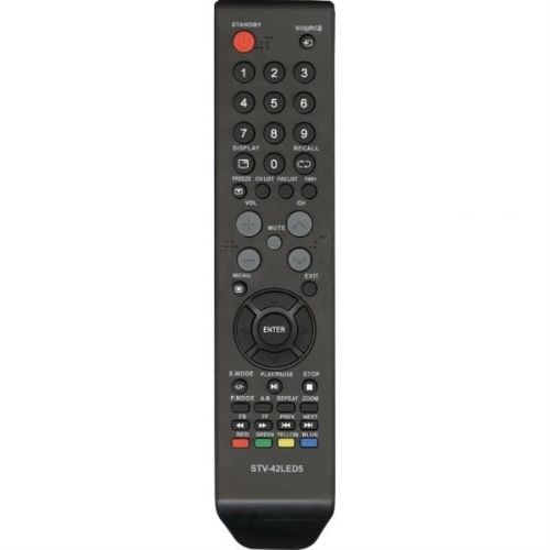 изображение Huayu STV-42LED5 (17987) пульт дистанционного управления (ПДУ) для телевизора Shivaki магазин Компании Интерком-НН картинка Huayu STV-42LED5 (17987) пульт дистанционного управления (ПДУ) для телевизора Shivaki от магазина Интерком-НН
