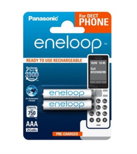 изображение 2 аккумулятора 750mAh AAA DECT BL2 Panasonic eneloop BK-4MCCE/2DE магазин Компании Интерком-НН картинка Panasonic eneloop BK-4MCCE/2DE Аккумулятор 750mAh AAA DECT BL2 от магазина Интерком-НН