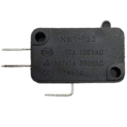 изображение Микропереключатель 3-х контактный KW1-103 16(4)A 250V для микроволновой печи (СВЧ) магазин Компании Интерком-НН фото 2 картинка Микропереключатель 3-х контактный KW1-103 16(4)A 250V для микроволновой печи (СВЧ) от магазина Интерком-НН фото 2