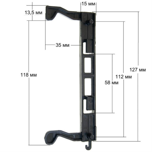 картинка Замок Samsung DE64-00264A (защелка, крючок) двери микроволновой печи  от магазина Интерком-НН фото 3