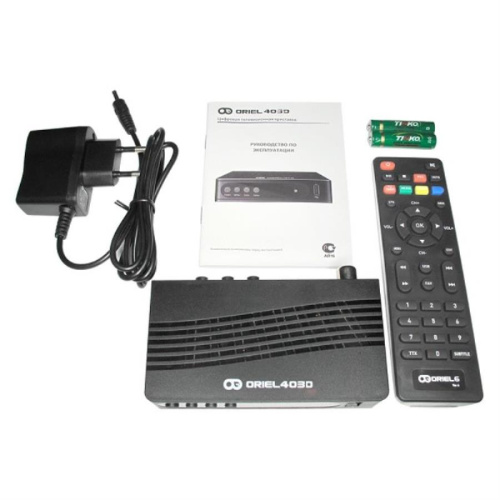 картинка Oriel 403D Ресивер DVB-T2/C приставка для приема цифрового телевизионного сигнала  от магазина Интерком-НН фото 2