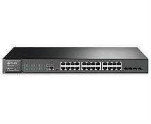 картинка TP-Link T2600G-28TS управляемый коммутатор с 24 портами 10/100/1000Base-T, 4 порта 1000Base-X SFP от магазина Интерком-НН