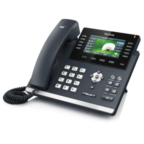 изображение IP-телефон Yealink SIP-T46G, 6 SIP аккаунтов, HD Audio, 2 порта Gigabit Ethernet магазин Компании Интерком-НН картинка Yealink SIP-T46G - IP-телефон, 6 SIP аккаунтов, HD Audio, 2 порта Gigabit Ethernet от магазина Интерком-НН