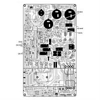 картинка Panasonic CWA73C5683R-1 Плата управления внешнего блока кондиционера CU-E9MKD от магазина Интерком-НН
