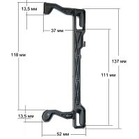 картинка Samsung DE64-00211А замок (защелка, крючок) двери микроволновой печи  от магазина Интерком-НН