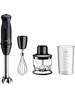 картинка Braun MQ50202MBK блендер погружной 1000Вт регулировка оборотов, режим турбо, цвет черный  от магазина Интерком-НН