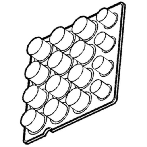 картинка Panasonic PQSX10248Y клавиатура для проводного телефонов KX-TS2350RUC, KX-TS2350RUR, RUT, RUB от магазина Интерком-НН фото 2