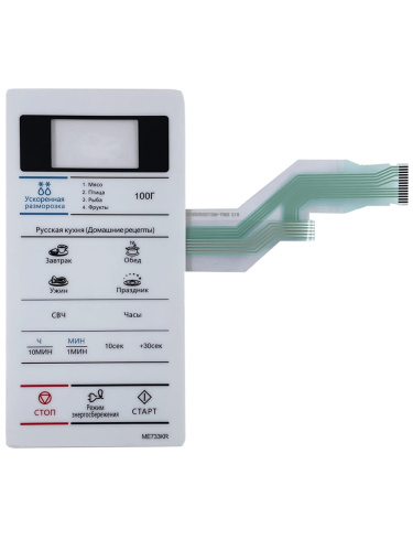 картинка Samsung DE34-00384G Сенсорная панель управления для микроволновой печи (СВЧ) ME733KR белый от магазина Интерком-НН фото 2