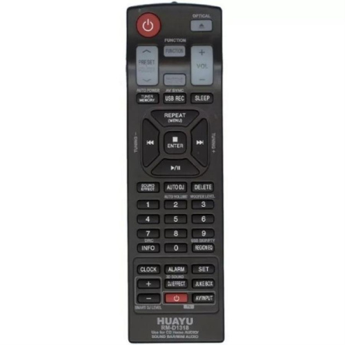 изображение Huayu RM-D1318 (21024) пульт дистанционного управления универсальный (ПДУ) для аудиосистем LG магазин Компании Интерком-НН картинка Huayu RM-D1318 (21024) пульт дистанционного управления универсальный (ПДУ) для аудиосистем LG от магазина Интерком-НН