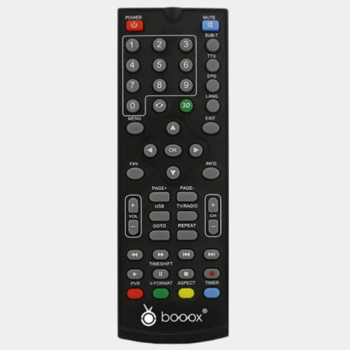 картинка Booox T2 Infra миниатюрный DVB-T2 ресивер с выносным ИК приемником от магазина Интерком-НН фото 3