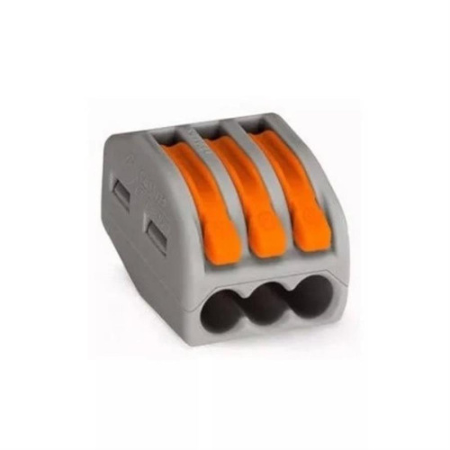 картинка Клемма 222-413 многоразовая, универсальная, 3-проводная ((0,08-2,5 (4) мм2) Netko от магазина Интерком-НН