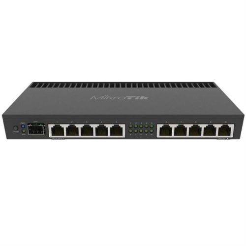 изображение Маршрутизатор Mikrotik RB4011iGS+RM 10 x RJ45 10/100/1000 Mbps, 1 x SFP+ 10 Gbps магазин Компании Интерком-НН картинка Mikrotik RB4011iGS+RM маршрутизатор 10 x RJ45 10/100/1000 Mbps, 1 x SFP+ 10 Gbps от магазина Интерком-НН