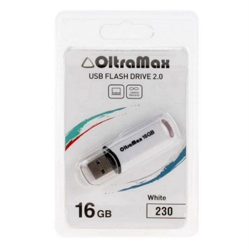 изображение Память USB 16Gb OltraMax 230 белый (OM-16GB-230-White) магазин Компании Интерком-НН картинка Память USB 16Gb OltraMax 230 белый (OM-16GB-230-White) от магазина Интерком-НН