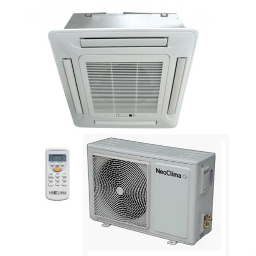 изображение Кассетный кондиционер Neoclima NS/NU-18B5, тепло/холод 5,3/5,9 кВт магазин Компании Интерком-НН картинка Neoclima NS/NU-18B5 кассетный кондиционер, тепло/холод 5,3/5,9 кВт от магазина Интерком-НН