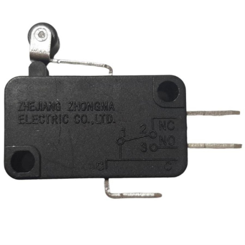 изображение Микропереключатель 3-х контактный V-155-1C25 250V 16A рычаг с роликом 12мм для микроволновой печи магазин Компании Интерком-НН картинка Микропереключатель 3-х контактный V-155-1C25 250V 16A рычаг с роликом 12мм для микроволновой печи от магазина Интерком-НН