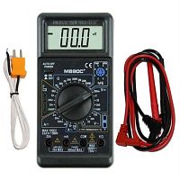 картинка Цифровой мультиметр M890C+ измерения напряжения, тока, сопротивления, температура, емкость, прозвонк от магазина Интерком-НН