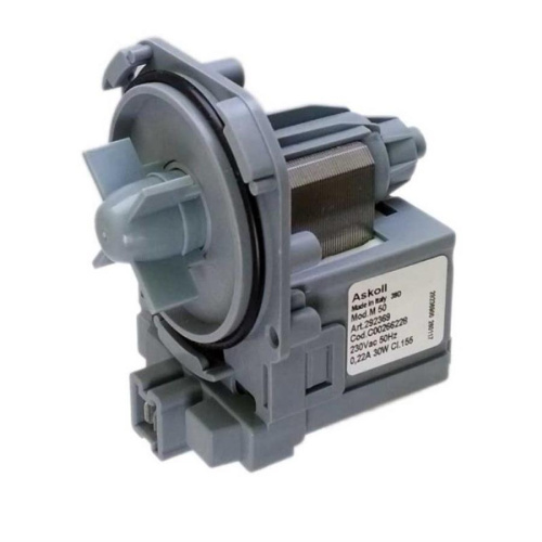 изображение Askoll C00266228 (292369, RS0656) Мотор сливного насоса (помпа) M50 30Вт для стиральных машин Bosch, Siemens магазин Компании Интерком-НН картинка Askoll C00266228 (292369, RS0656) Мотор сливного насоса (помпа) M50 30Вт для стиральных машин от магазина Интерком-НН