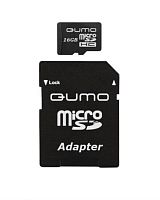 картинка Память Micro SD 32Gb Qumo UHS-I class10 + SD adapter  от магазина Интерком-НН
