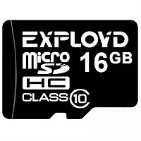 картинка Память microSDHC 16Gb Exployd Professional class10 без адаптера (EX0016GCSDHC10) магазин Интерком-НН являющийся официальным представителем в России картинка Память microSDHC 16Gb Exployd Professional class10 без адаптера (EX0016GCSDHC10) от магазина Интерком-НН