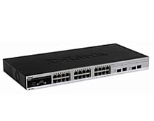 картинка D-Link DES-3526 Управляемый коммутатор 2 ур. с 24 портами 10/100 Base-TX + 2 комбо-портами от магазина Интерком-НН