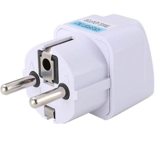 картинка Переходник для электророзетки с американской вилки на евро с заземлением 220v 10a от магазина Интерком-НН