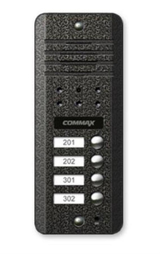 изображение Вызывная панель Commax DRC-4DB черно-белая 4 абонента магазин Компании Интерком-НН фото 2 картинка Commax DRC-4DB Вызывная панель черно-белая 4 абонента от магазина Интерком-НН фото 2