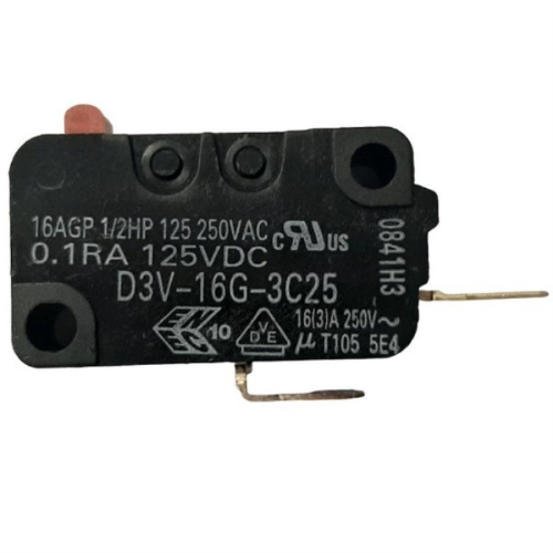 изображение Omron D3V-16G-3C25 микропереключатель 2-х контактный 16(3)A 250V для микроволновой печи (СВЧ) магазин Компании Интерком-НН картинка Omron D3V-16G-3C25 микропереключатель 2-х контактный 16(3)A 250V для микроволновой печи (СВЧ) от магазина Интерком-НН