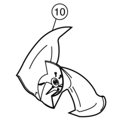 картинка Panasonic CWH03K1010 (CWH03K1006) крыльчатка вентилятора для CU-E7NKD, CU-E9GKD, CU-E9HKD, CU-E9JKD от магазина Интерком-НН